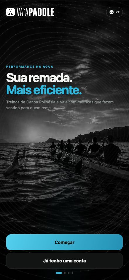 Tela de boas-vindas